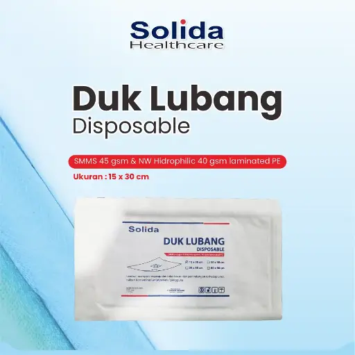 SOLIDA HEALTHCARE Duk Lubang ukuran 15 x 30 cm