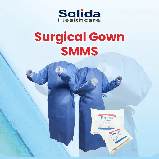 SOLIDA HEALTHCARE Surgical Gown SMMS (AAMI lv 3)