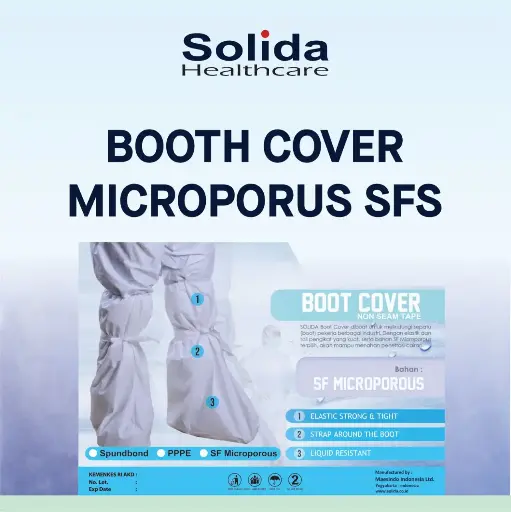 SOLIDA HEALTHCARE Boot Cover Microporus With Seam Tape