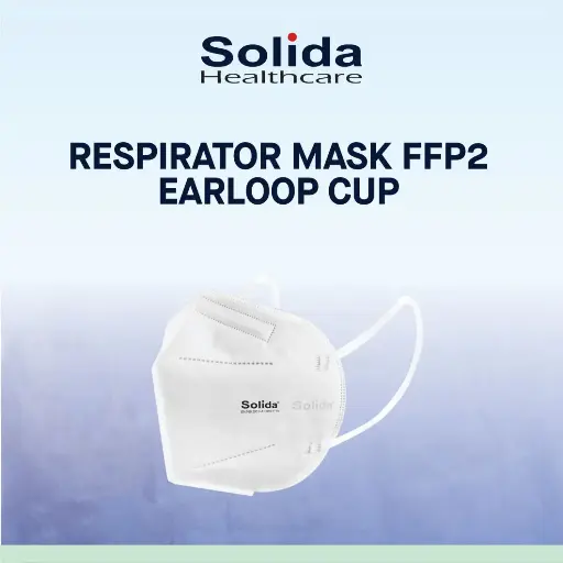 SOLIDA HEALTHCARE Respirator Mask FFP2 Earloop Cup